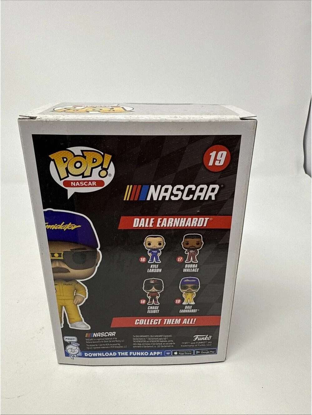 Funko Pop! Dale Earnhardt The Intimidator Wrangler Yellow  19 NASCAR